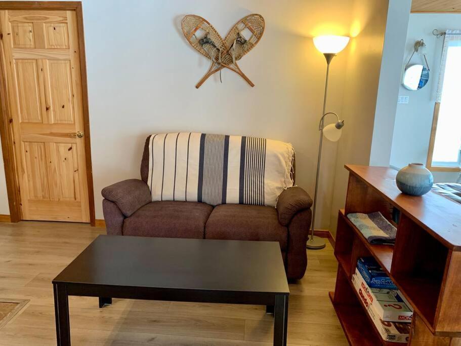 Le Chalet Bleu, Aux Pieds Des Monts-Valin Saint-David-de-Falardeau Esterno foto