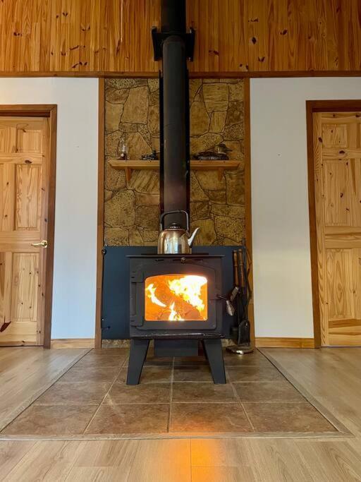 Le Chalet Bleu, Aux Pieds Des Monts-Valin Saint-David-de-Falardeau Esterno foto